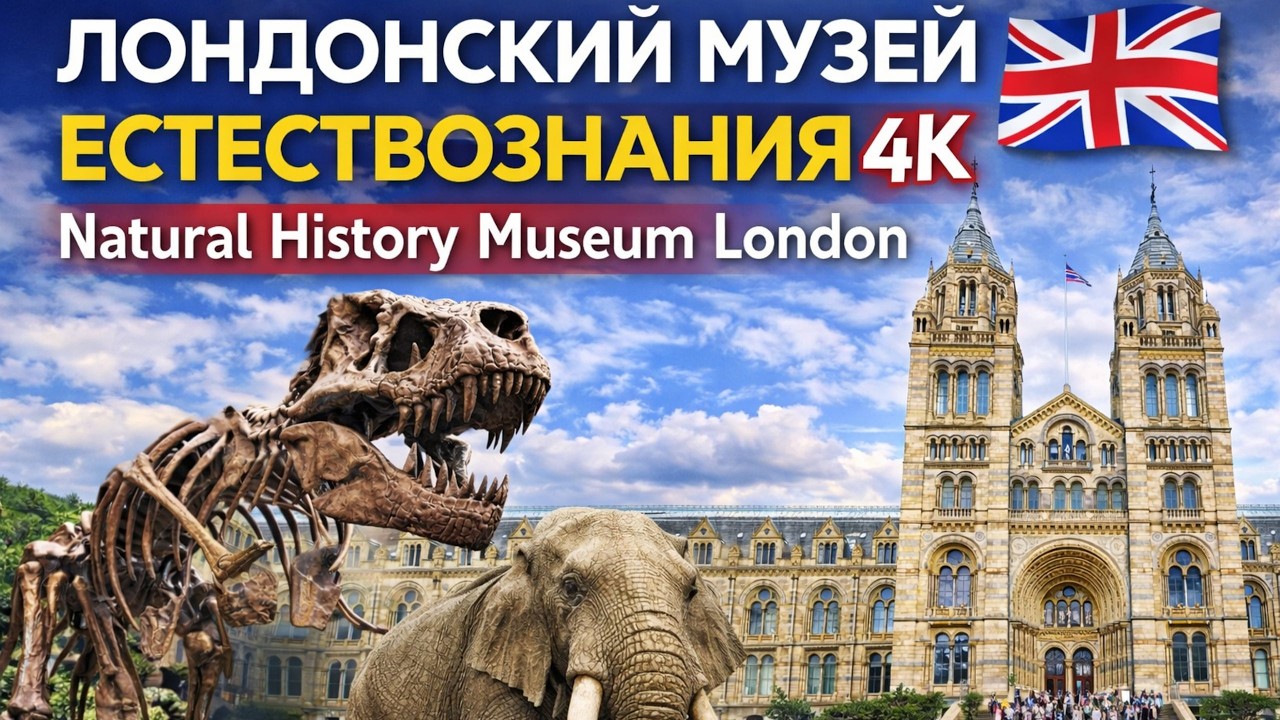 🇬🇧Лондонский Музей Естествознания / 4K