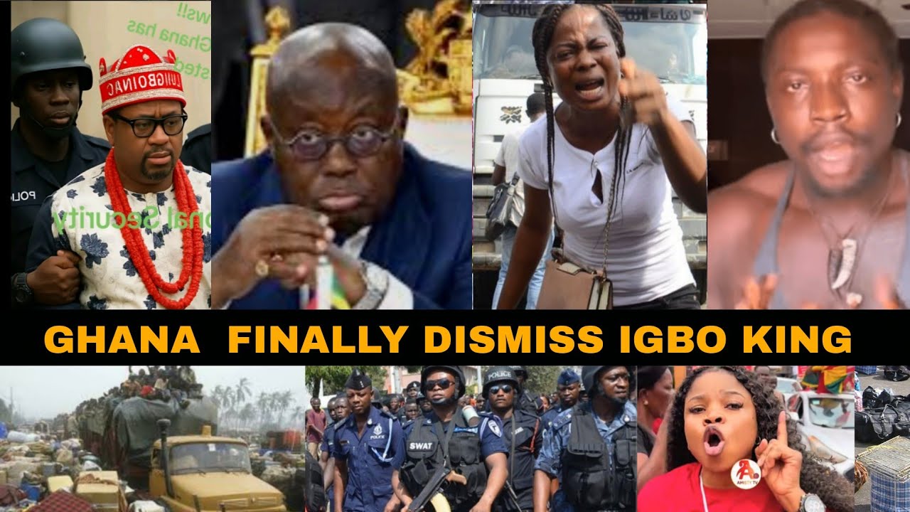 VIRAL VIDEO GHANA SEE HOW MFWA COIN IGBO KING ARREST / NIGERIA MUST GO
