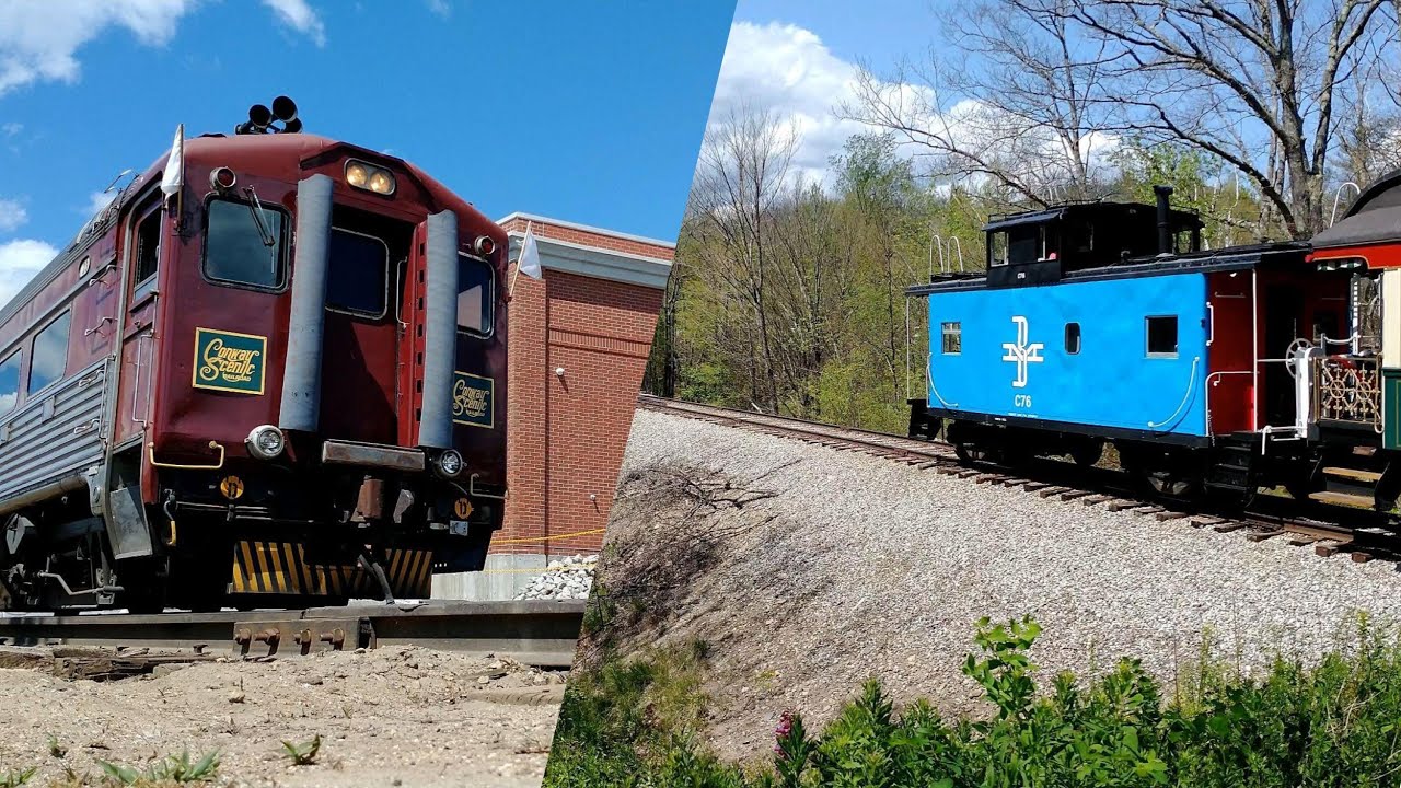 Conway Scenic Trains on the Bartlett Line #2 (Ft B&M C76 & RDC-1 #23)