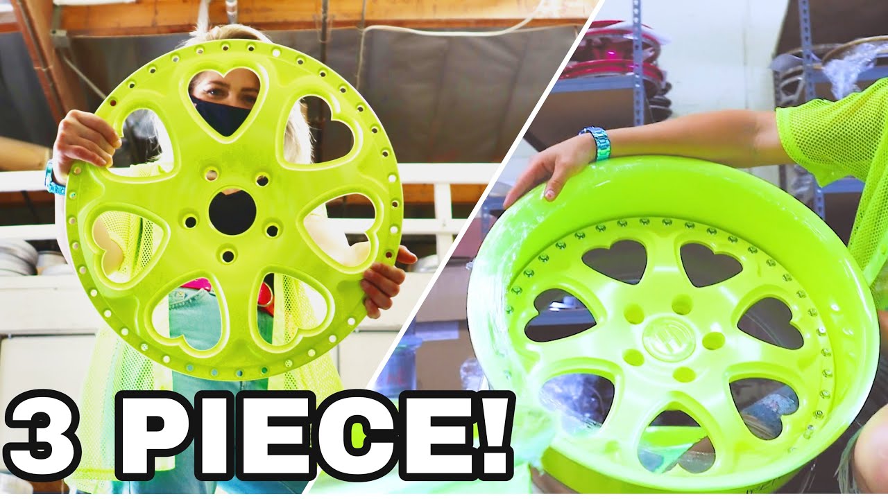 MY CUSTOM HEART 350Z WHEELS!! *REVEAL*