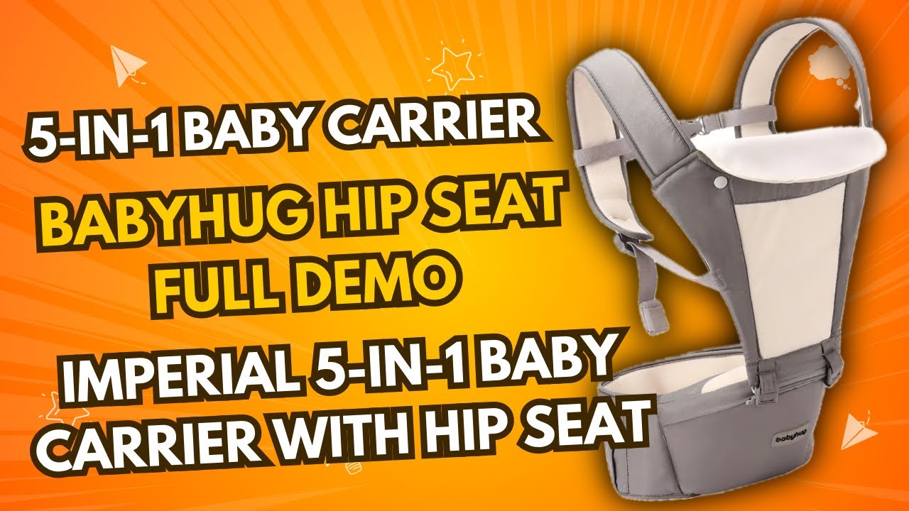 Babyhug Imperial 5-in-1 Baby Carrier with Hip Seat Review | Best Multi-Carry Position Carrier 2024