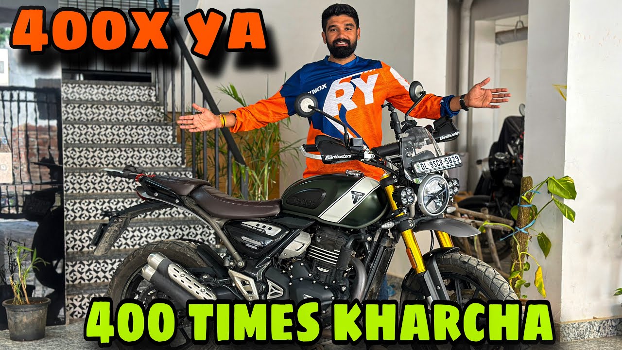 Triumph Scrambler 400X Mods - Company Accessories K Bad Bi Aftermarket Samaan Lgwane Pde - Expense?🤔