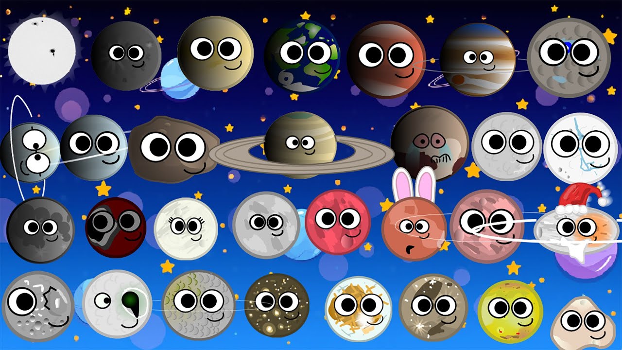 The Ultimate Battle Solar system band but my style 1,2,3 | Compilation Sun (New Mod)