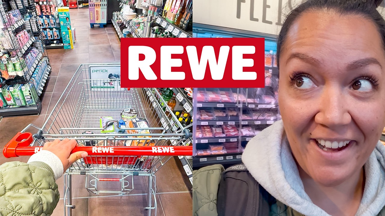 REWE Supermarkt Tour 🇩🇪 + Boodschappen shoplog 😱 [REWE IS GEWELDIG!]