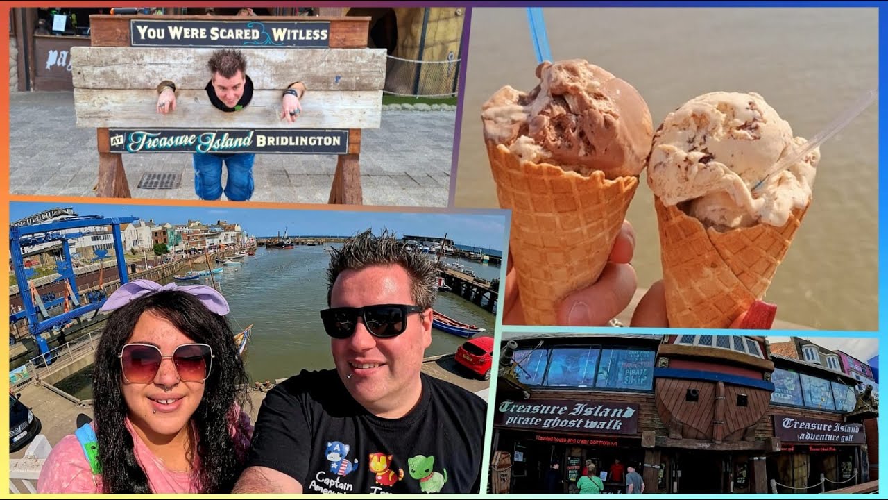 [4K] We discovered a creepy pirate ghost walk on our anniversary! Join us for Seaside fun!