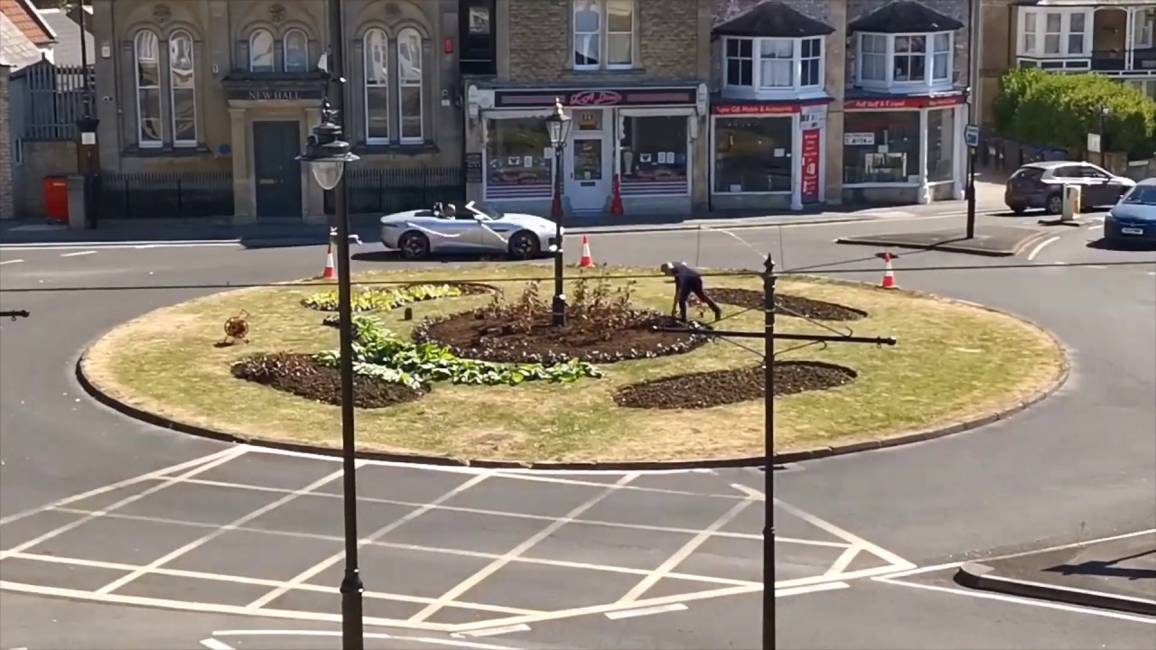The Arrival of the Roundabout Owl - Melksham Market Place