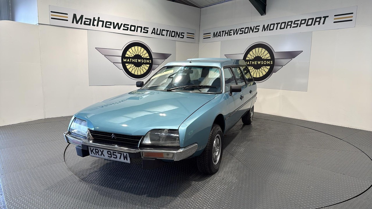 CITROEN CX FAMILIALE 1981 года выпуска | Mathewsons Classic Cars | Аукцион: 15, 16 и 17 апреля 20...