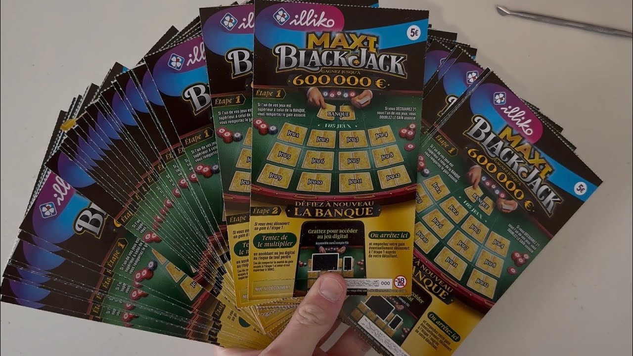 TROP de 21 dans ce CARNET de Maxi BLACKJACK 😍