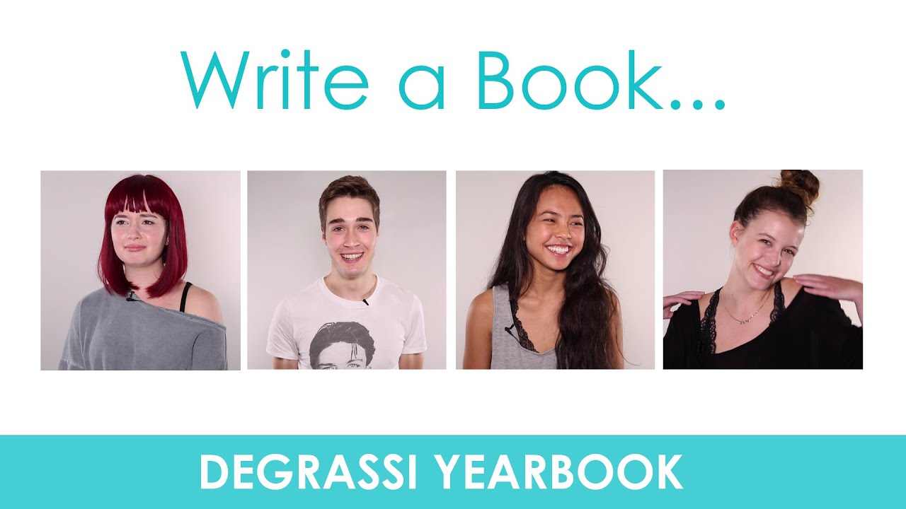 Degrassi Yearbook: Write a Book