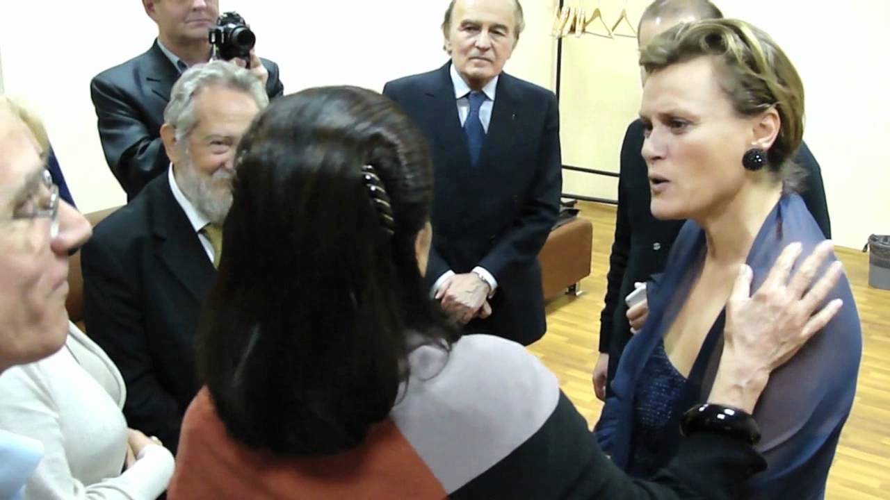 Kasarova before & after the concert in Moscow