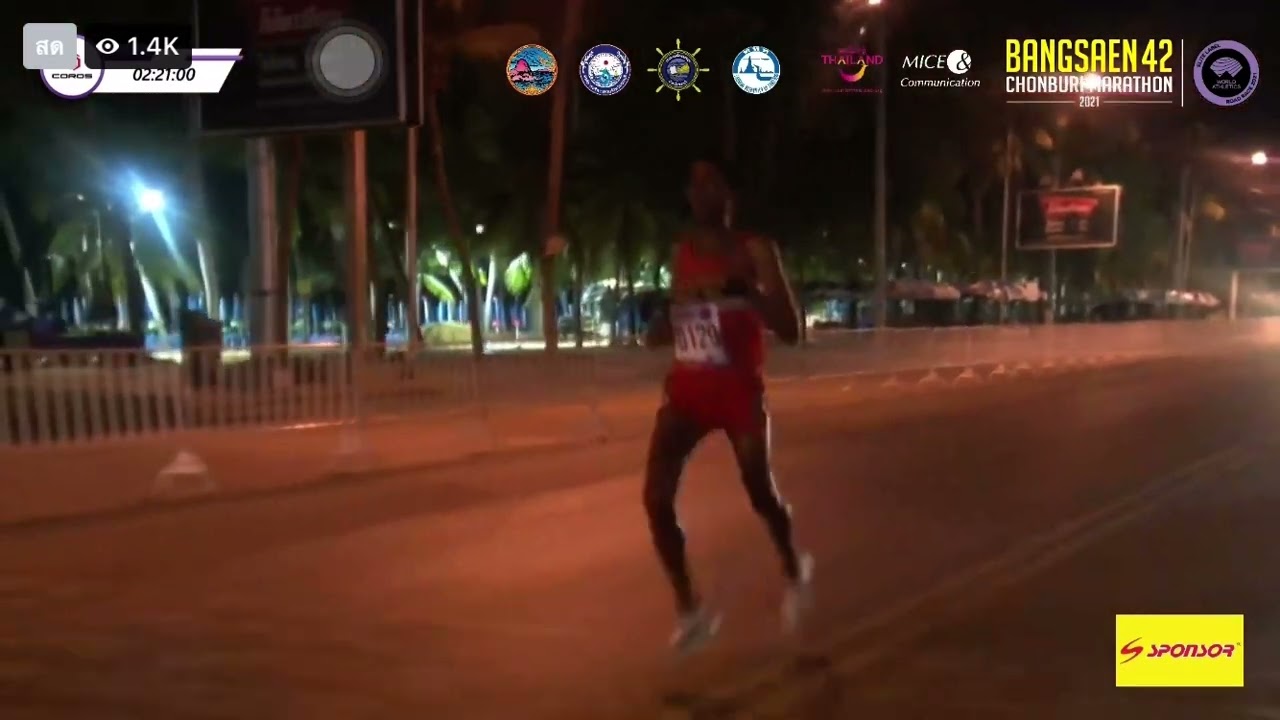 BANGSAEN42 Chonburi Marathon 2021 Overall ชาย ระยะ Marathon 42K #Bangsaen42 #TriRunThailand