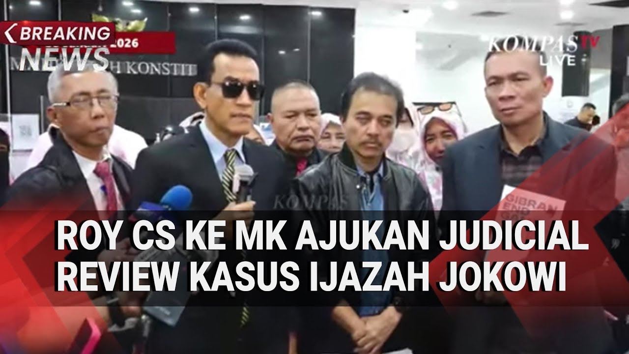 Roy Suryo CS ke MK Ajukan Judicial Review Kasus Ijazah Jokowi