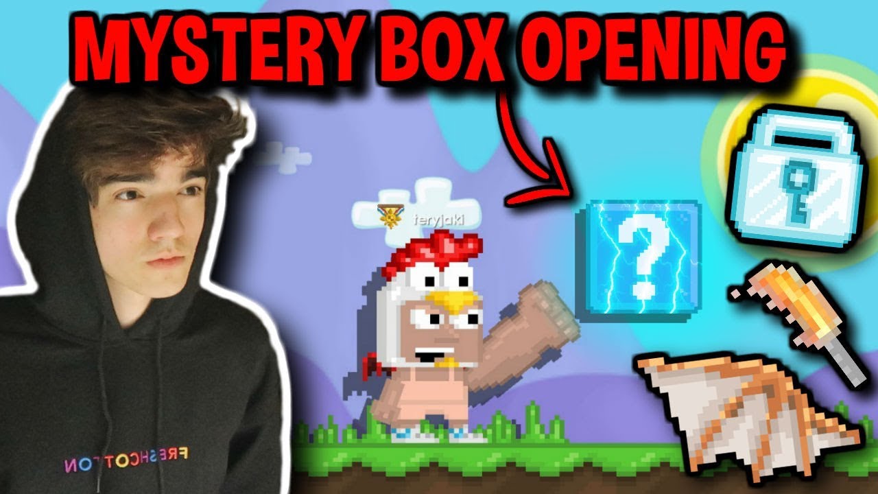 MYSTERY BOX OPENING ft. ZStep | Growtopia
