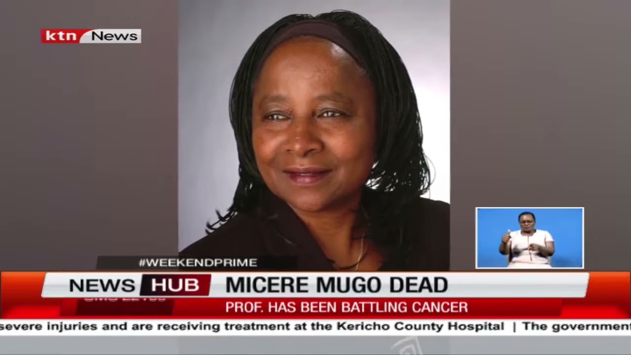 Kenya mourns a renown author, educationist and activist Micere Githae Mugo