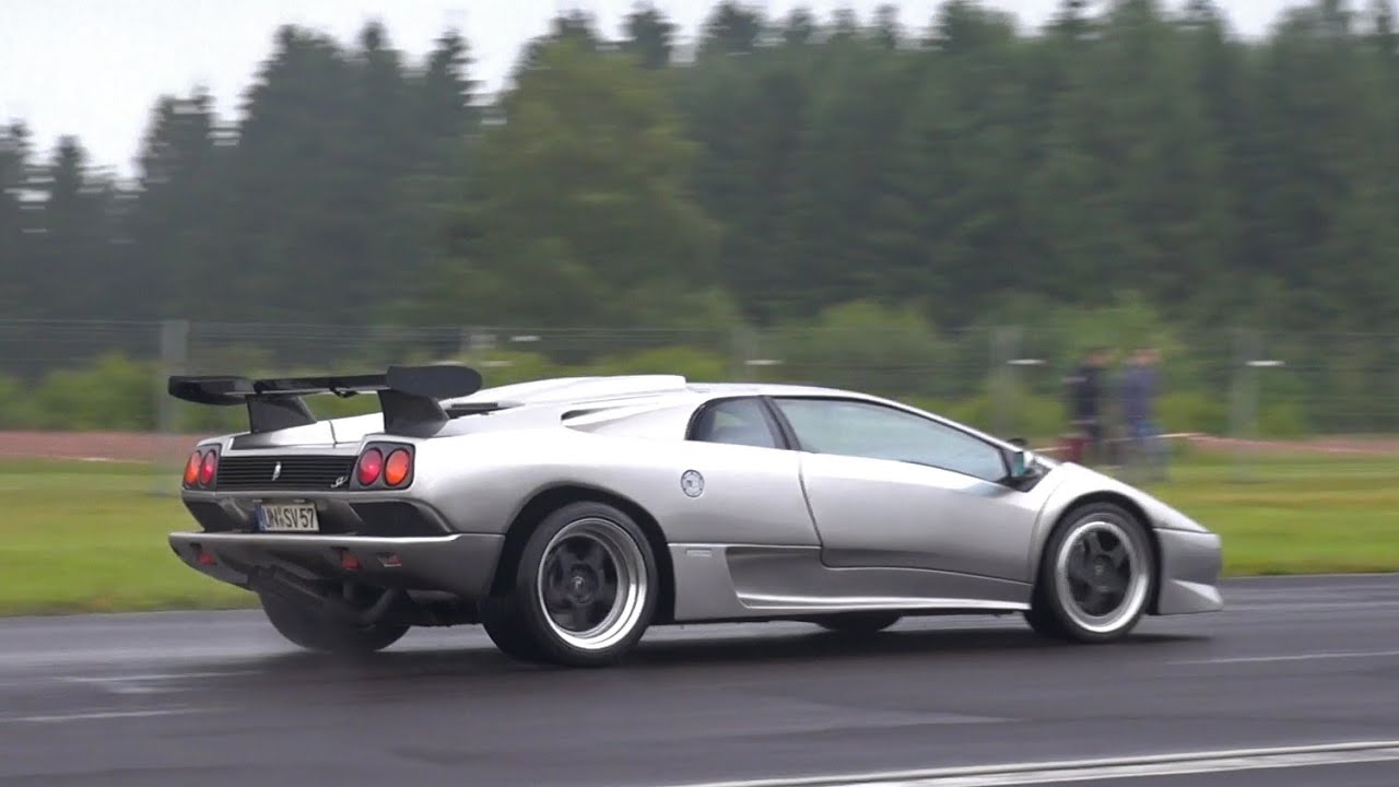Lamborghini Diablo SV - Acceleration Sounds!