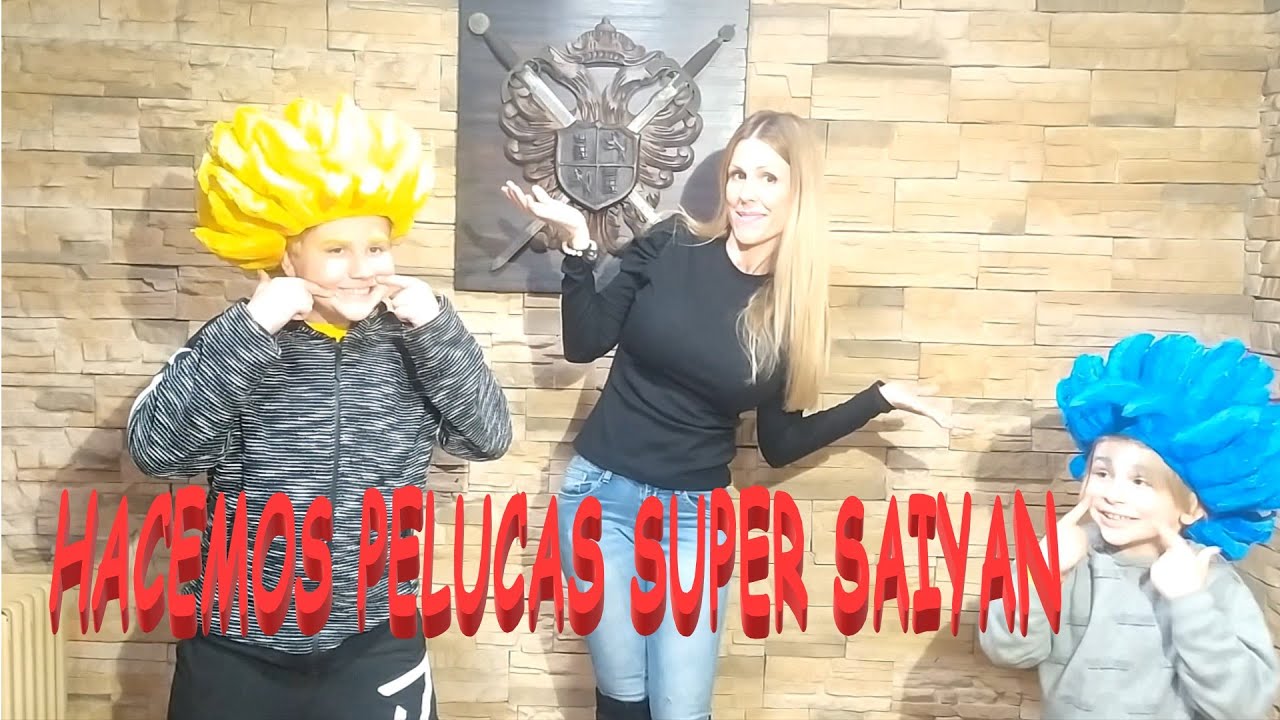 Como hacer una peluca de SUPER SAIYAN
