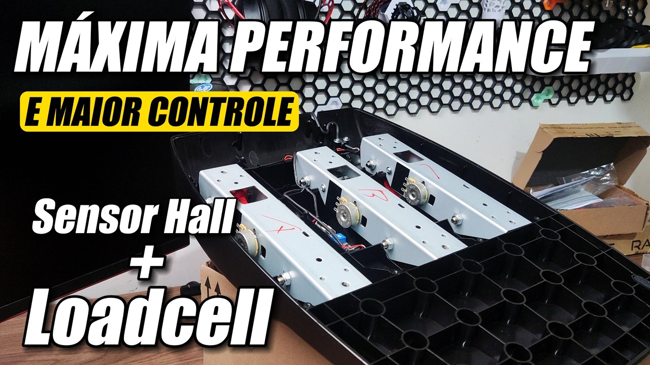 Upgrade Pedal Logitech - Instalação Loadcell e Sensores Hall Rake Parts