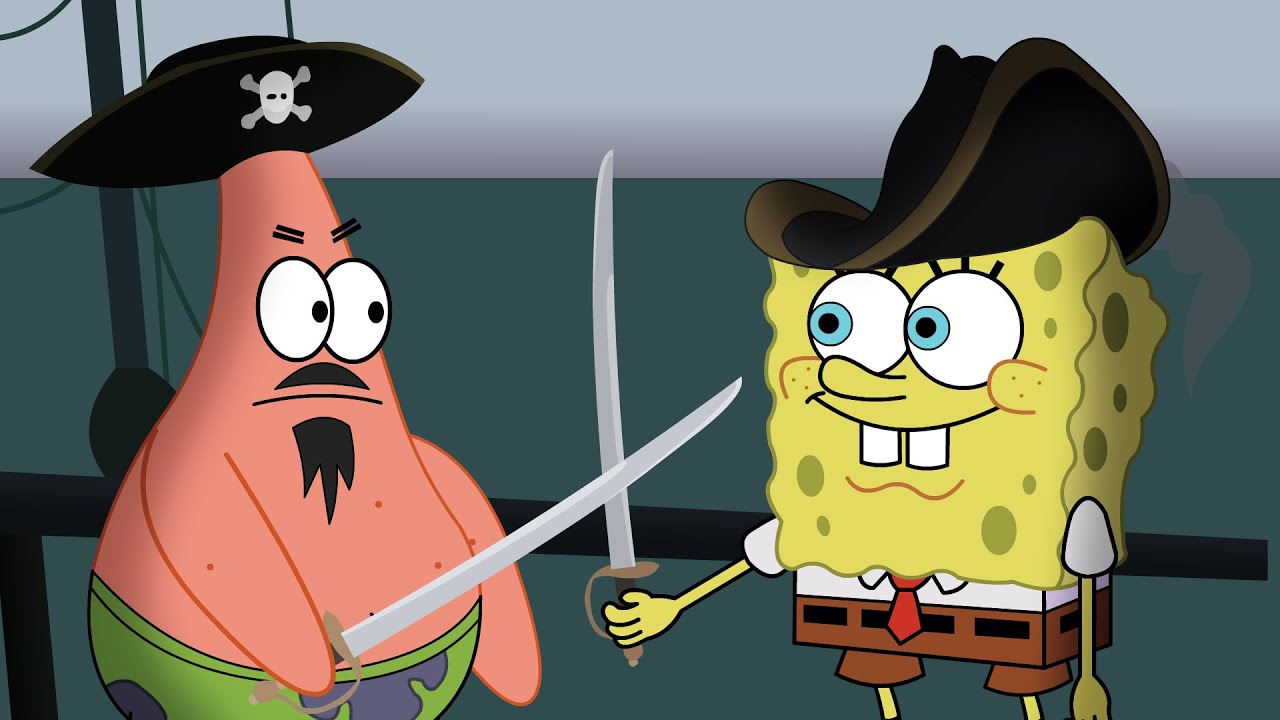 Pirates of the Caribbean Re-enacted by SpongeBob SquarePants