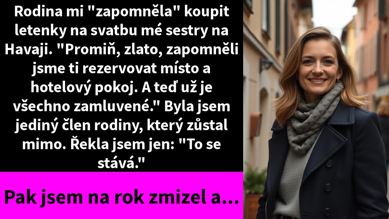 Když jsem rodičům řekla, že jsem nadšená a těším se na bratrovu svatbu příští sobotu, táta mi