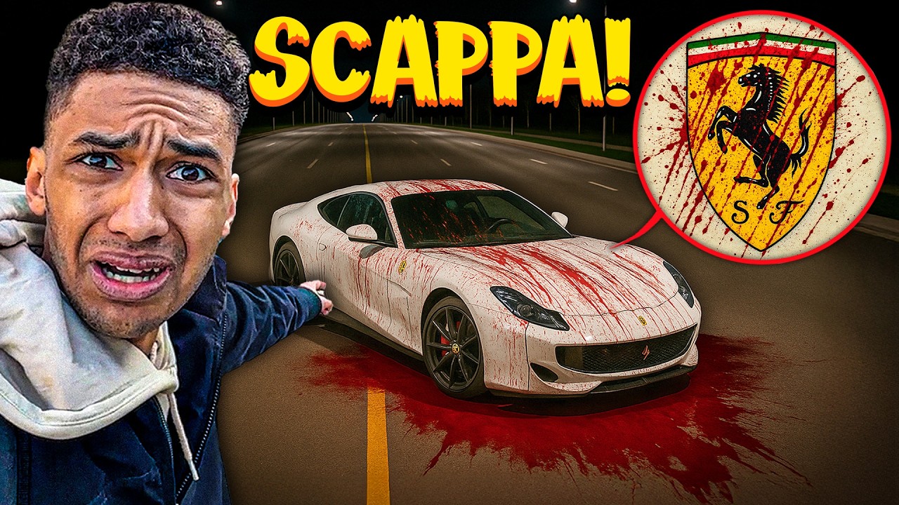 Se vedi SANGUE sulla FERRARI MALEDETTA di NOTTE, non avvicinarti e SCAPPA VIA...