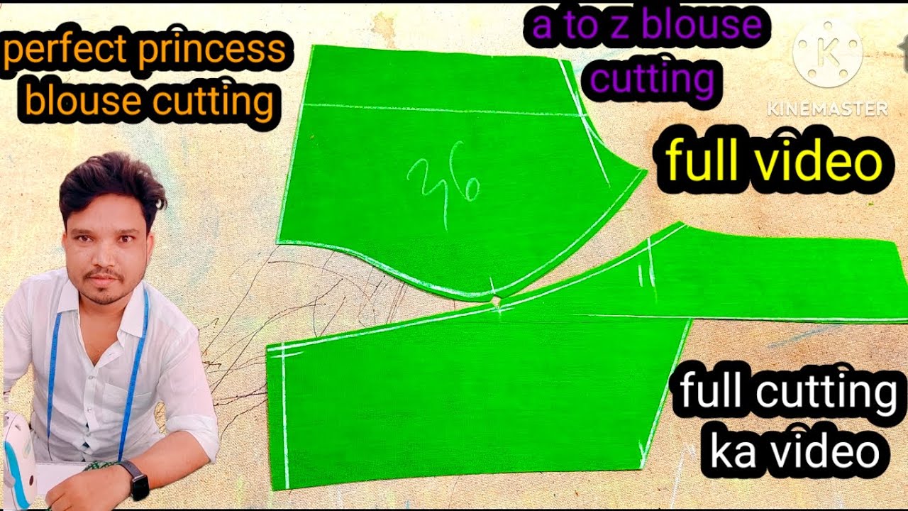 Astar wala princess blouse ki cutting /स्लीवलेस ब्लाउज कटिंग /how to Prince cut blouse cutting