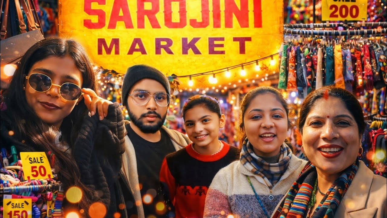 Sarojini Nagar Market Delhi🛍️🛒 || Sarojini Nagar winter collection 2026 👢👚👓||  @thehypocritegirl 