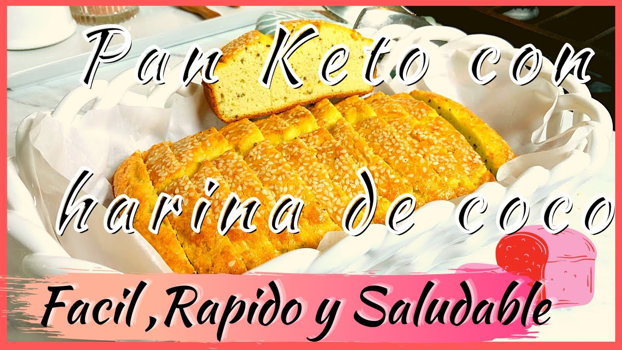 🍞COMO HACER PAN CON HARINA DE COCO PAN KETO🥖