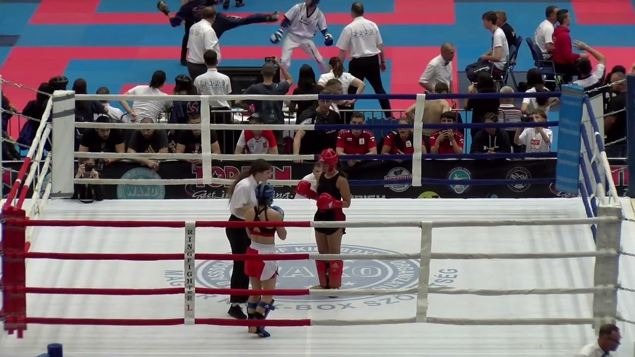 AHROU OUMAIMA BEL v KRAMARZ OLIWIA POL Hungarian Kickboxing World Cup 2023
