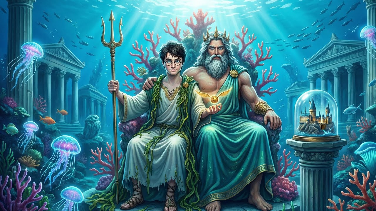 What If HARRY POTTER Was Adopted By Poseidon After Shipwreck!