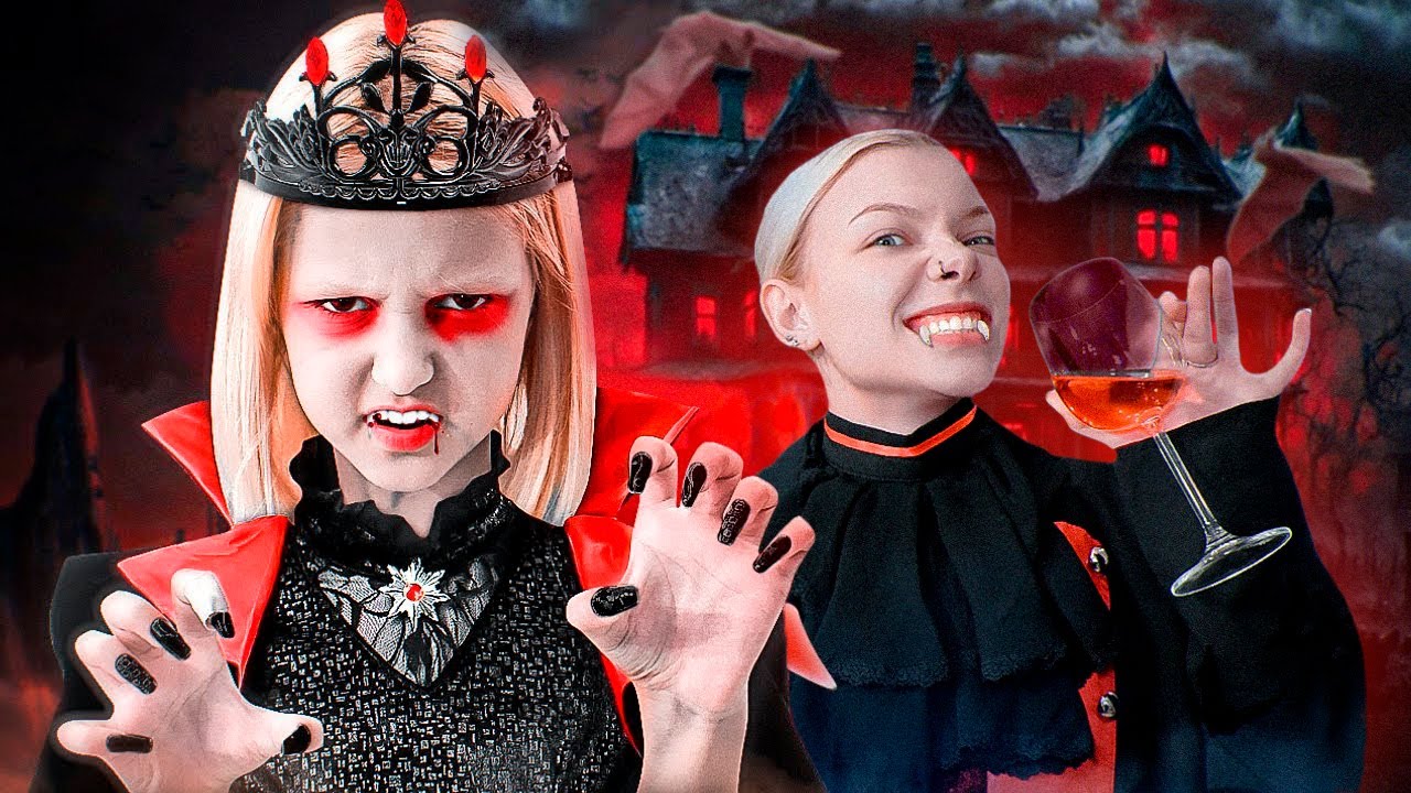 Rodzina wampirów!🧛‍♀️ Dzień z życia wampirów! Amelka jest wampirem | Amelka Kompilacje