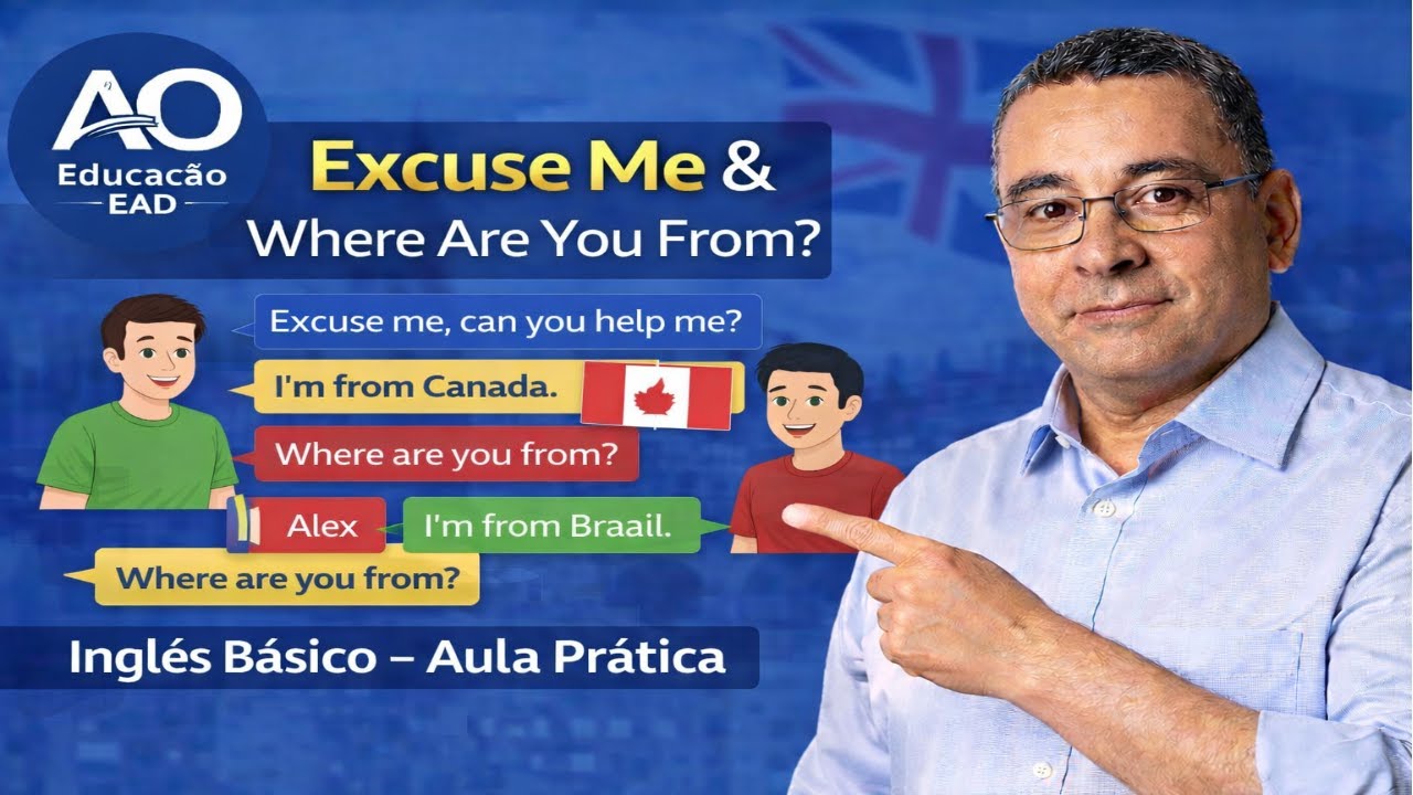 Como Pedir Ajuda e Falar de Onde Você É | Inglês Básico