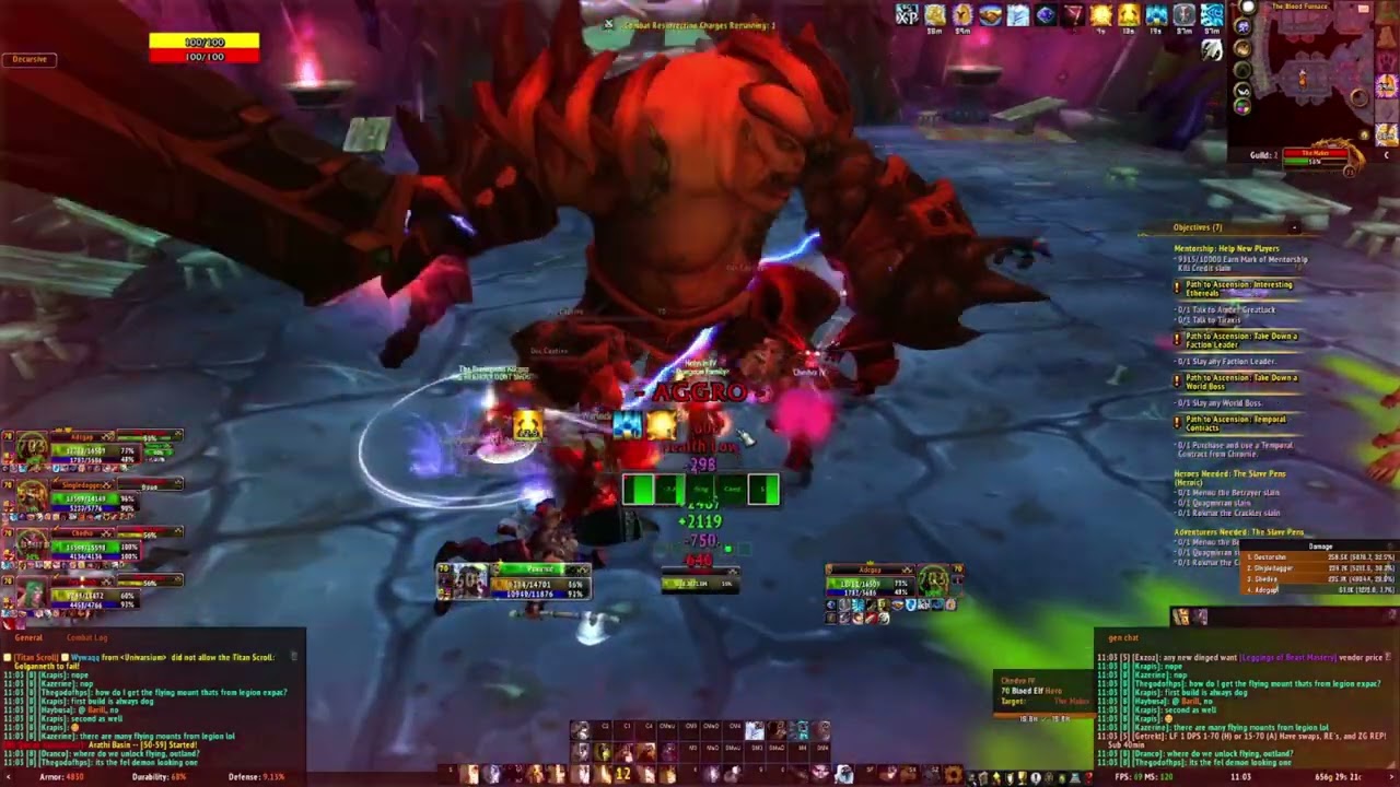 Ascension Holy Spirit Mythic 0 healing