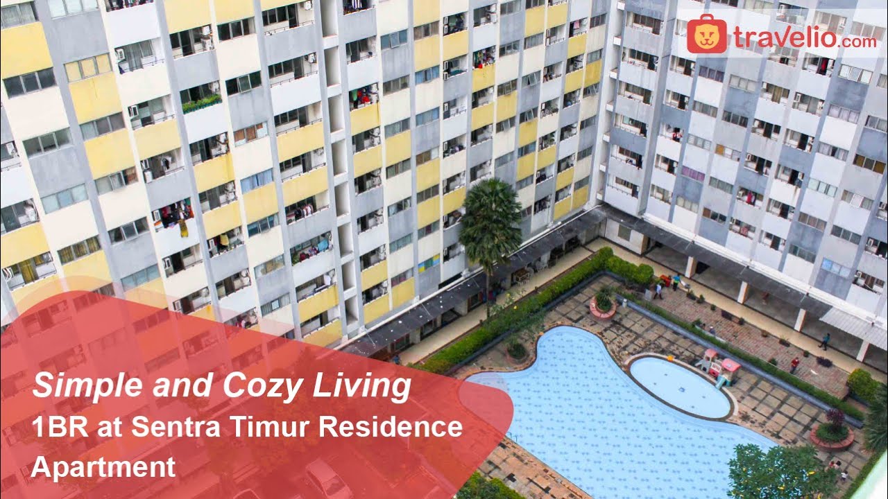 Room Tour Simple and Cozy Living 1BR at Sentra Timur Residence Apartment