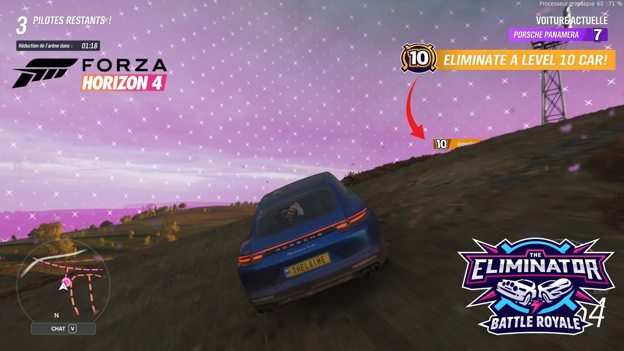 I caught him by surprise and he didn't have time to react!!! | Eliminator | FORZA HORIZON 4 GAMEPLAY