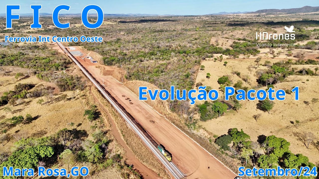 FICO PACOTE 1 Evolução das Obras em Setembro/24 - Mara Rosa/Alto Horizonte/N Iguaçu - Obras Parte 97