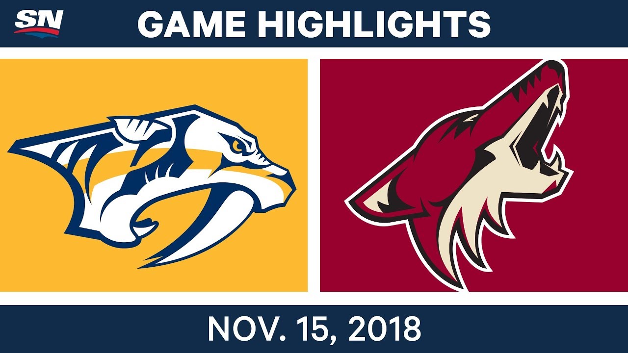 NHL Highlights | Predators vs. Coyotes &ndash; Nov. 15, 2018