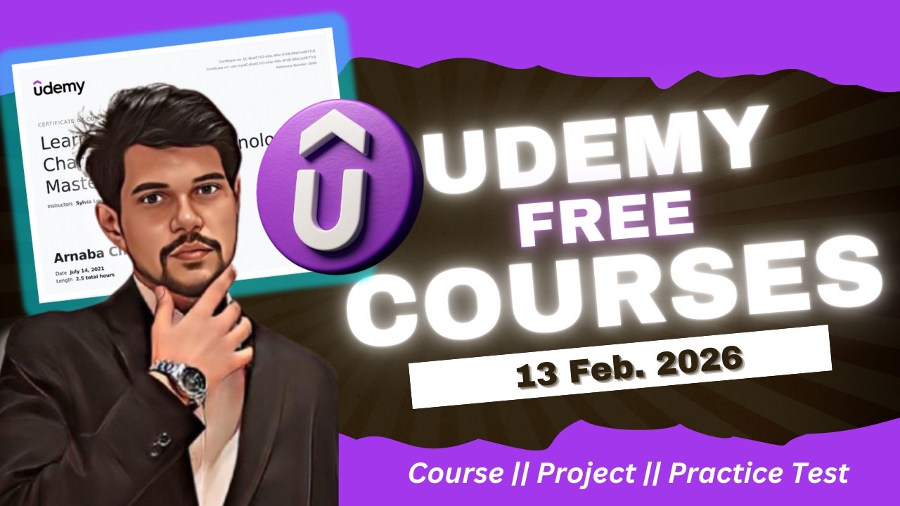 FREE Udemy Courses with Certificates 2026 🔥 100% OFF Coupons (Valid 4 Days Only!)