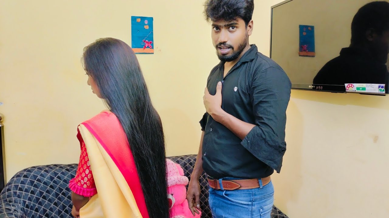 Barber shocked 😲 when he saw her long hair 😳|| hair cut video|| new long hair model||