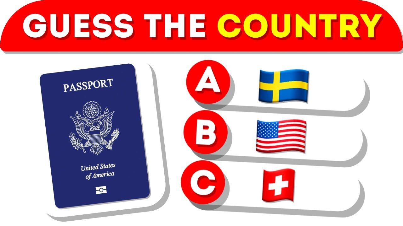 Guess the Country by the Passport 🌍