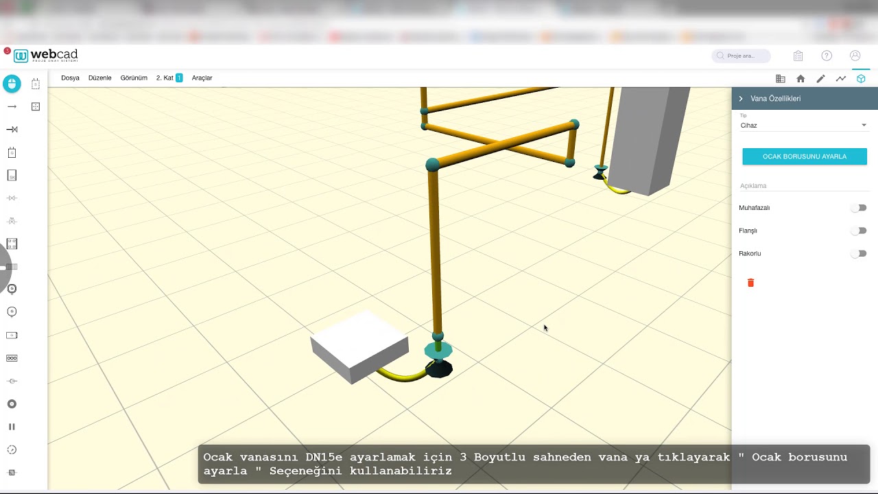 Webcad - Daire İ&ccedil;i Proje Tasarımı