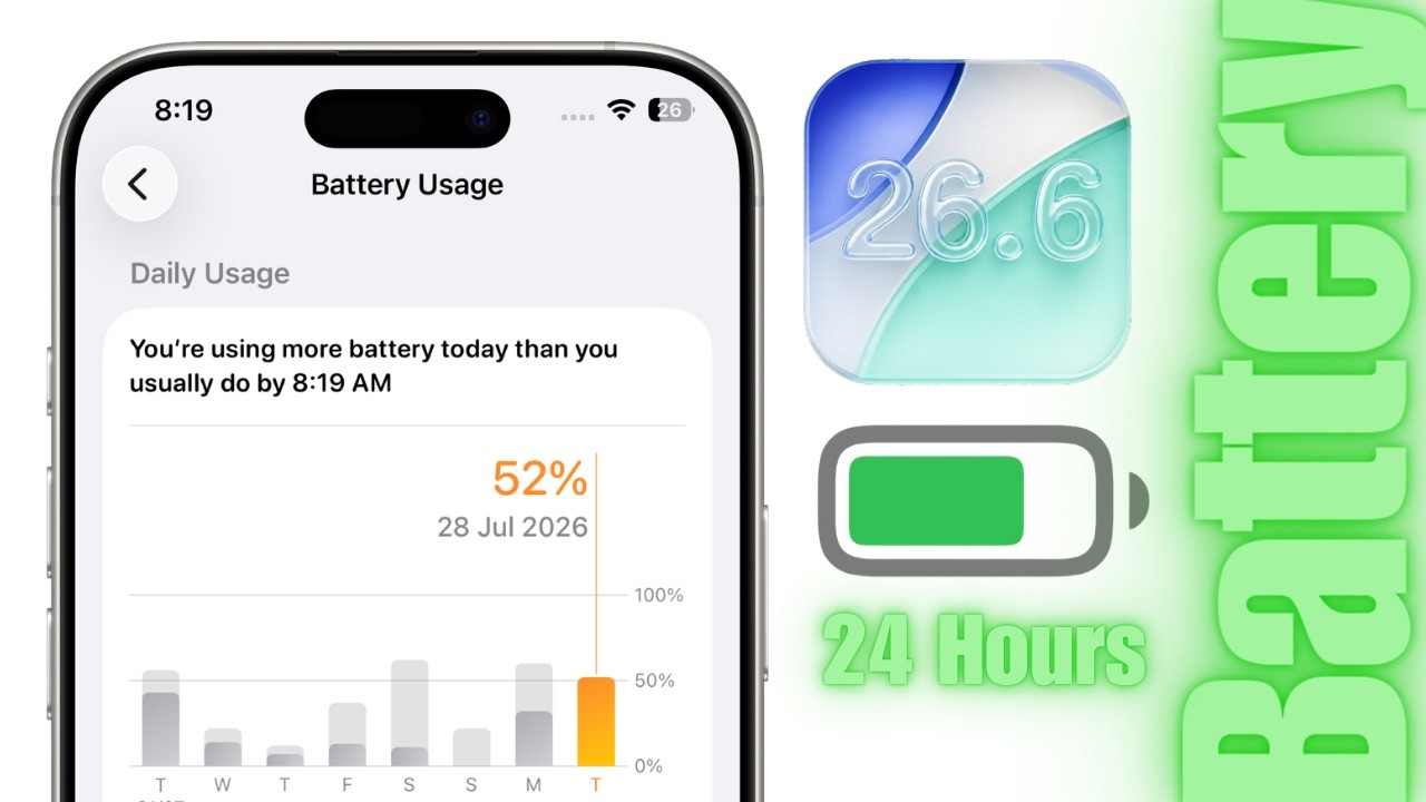 iOS 26.6: автономность и производительность (спустя 24 часа)