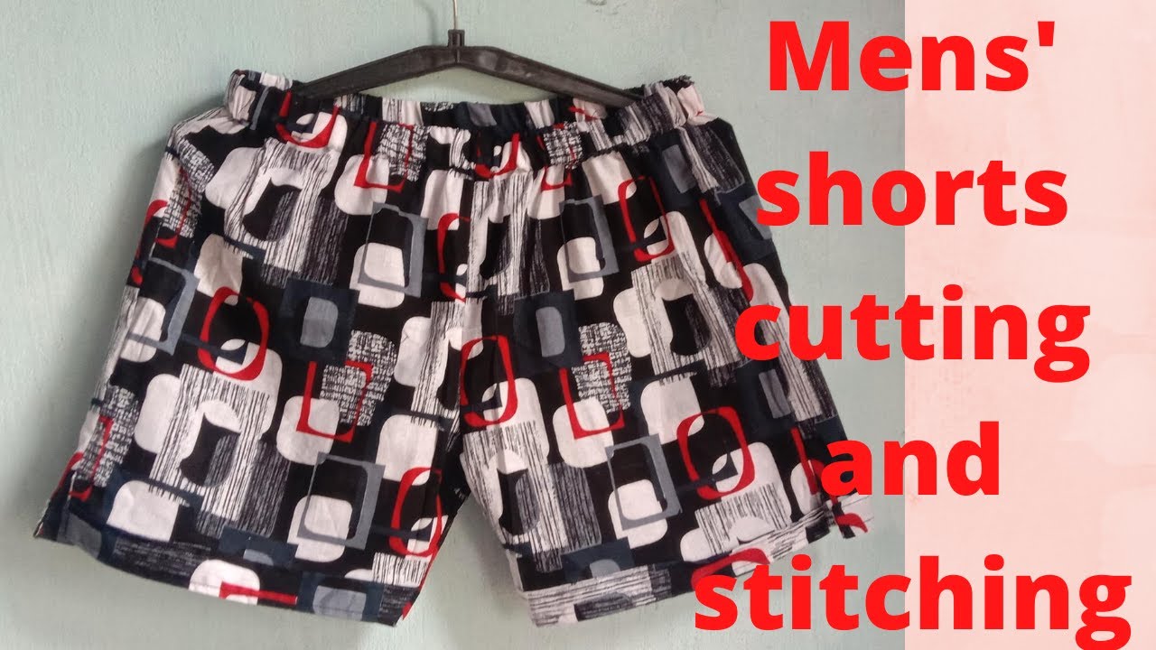 Mens' shorts cutting and stitching | stylish shorts |