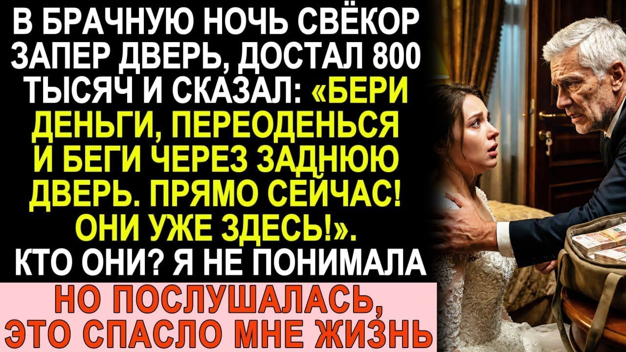 “Свёкор запер дверь в брачную ночь: ‘Бери деньги и беги! Они уже здесь…’”