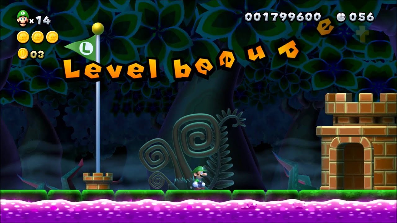 New Super Luigi U - Limonadendschungel - Alle Sternenmünzen