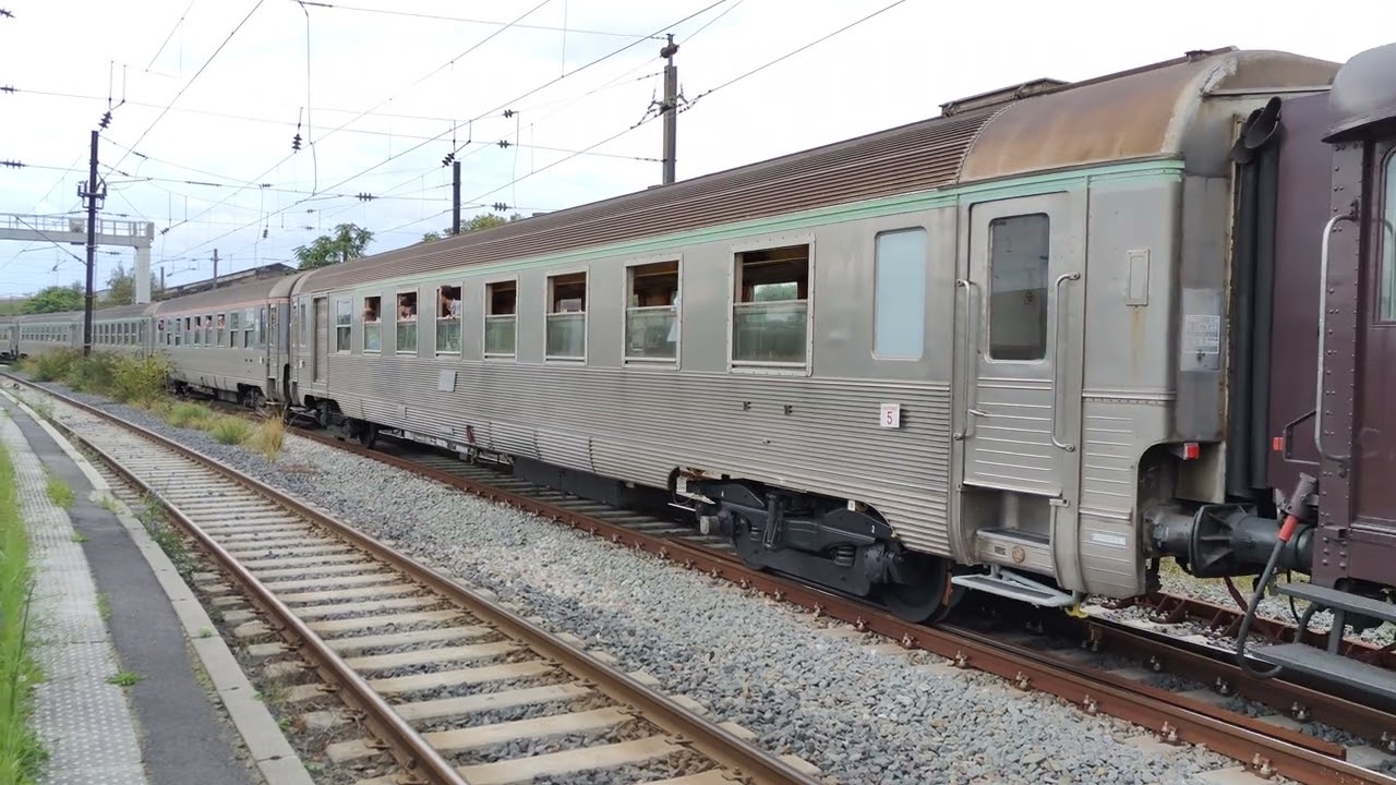 Douai,le 07 septembre 2024, départ du train des mineurs.
