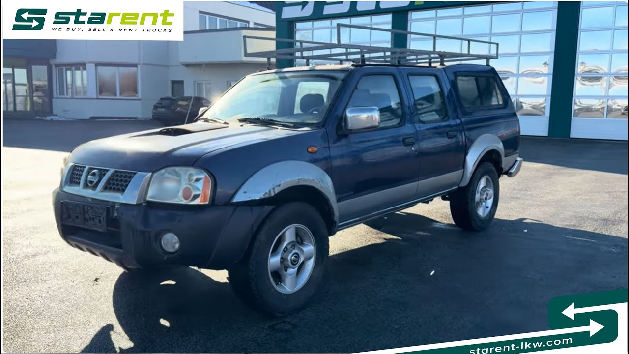Nissan Navara 2,5 Di AHK 3T Allrad Doppelkabine Hardtop VAN26001 www.starent-lkw.com