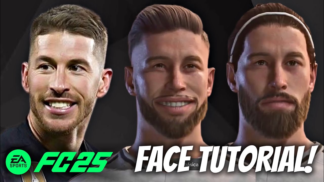Como crear a SERGIO RAMOS en FC25!