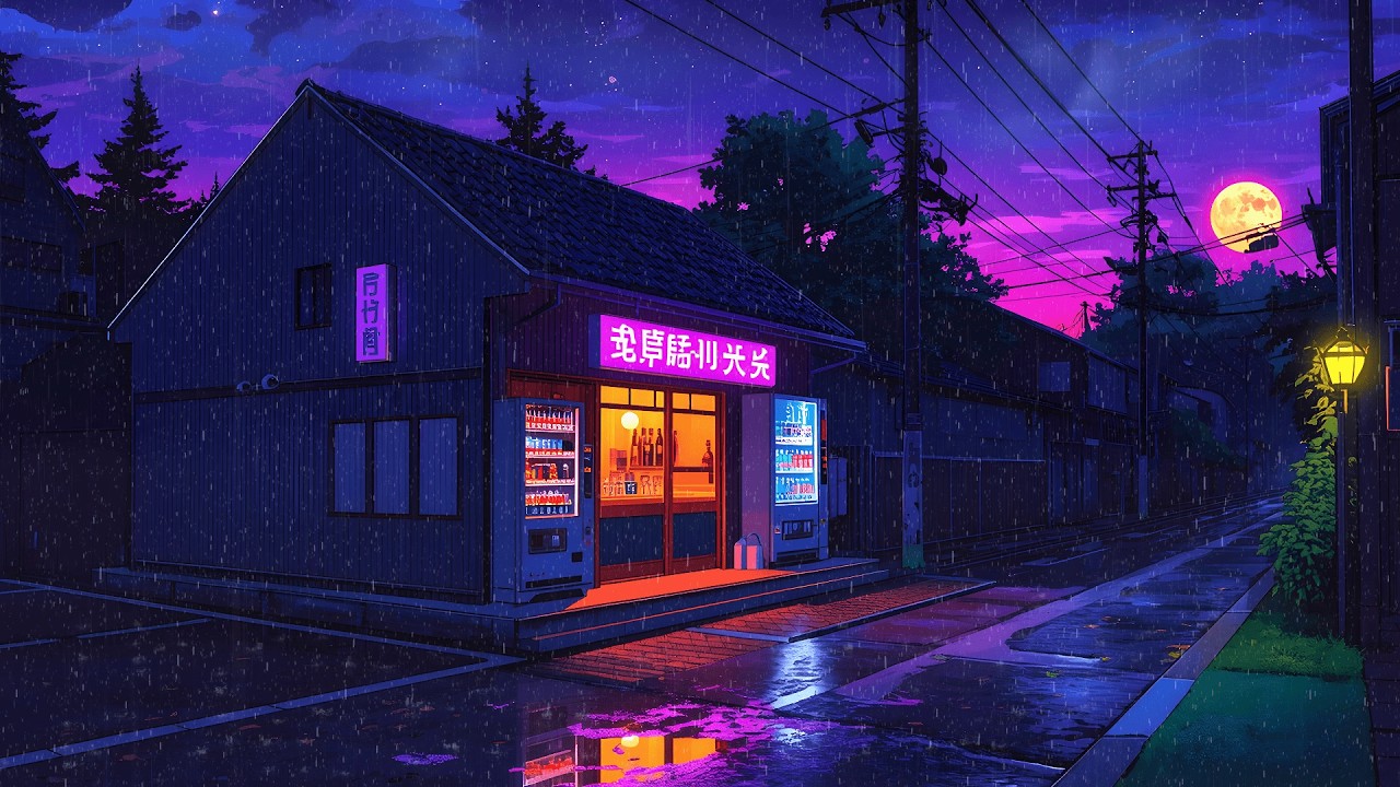 2AM Tokyo Rain 🌧️ Lofi Beats for Calm Study Time