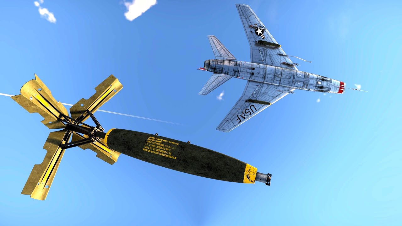 Retarded Bombs & Bullpup Missile Close Air Support | F-100 Super Sabre (War Thunder)