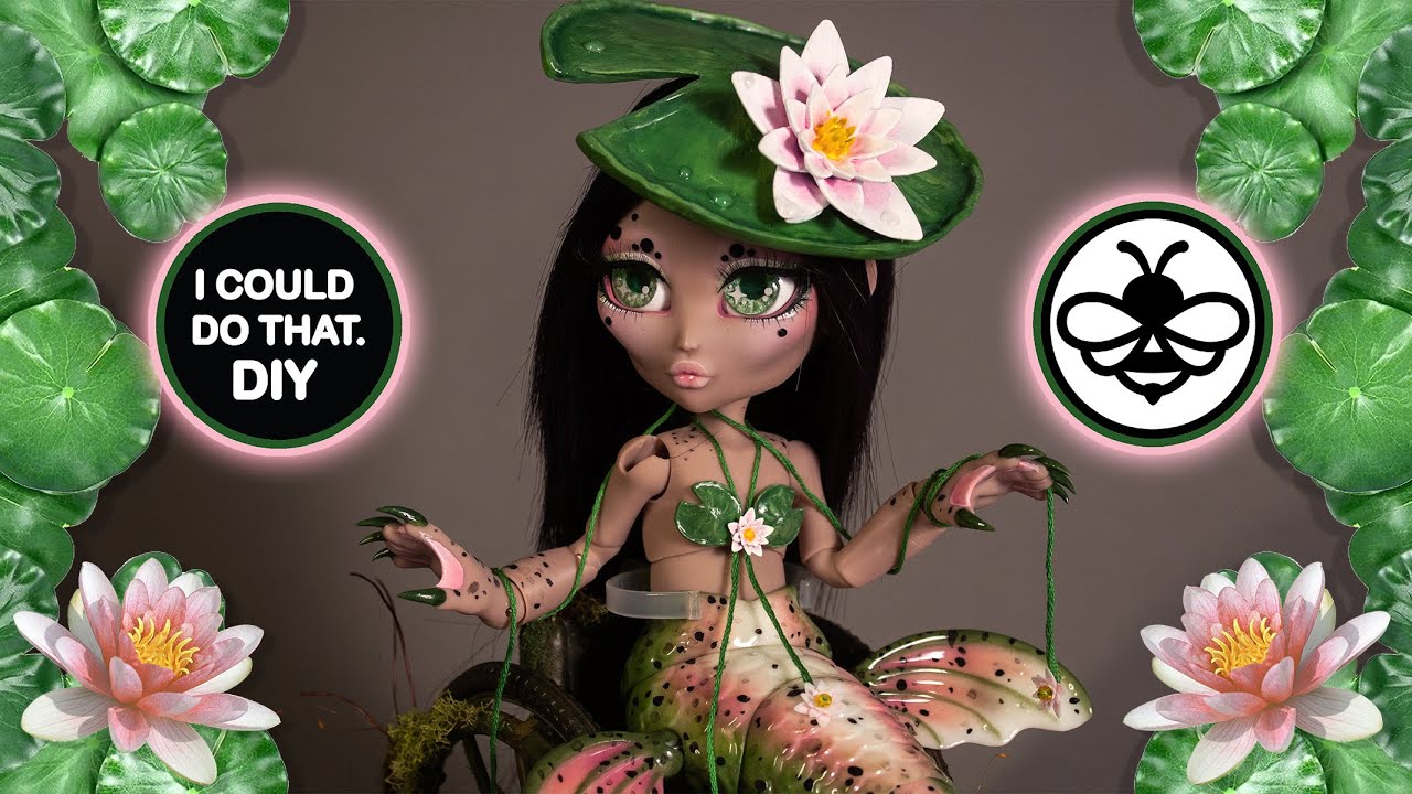 🌸 LILY THE FRESHWATER MERMAID 🌸 - 3D PRINTED DOLL! MERMAY COLLAB!!